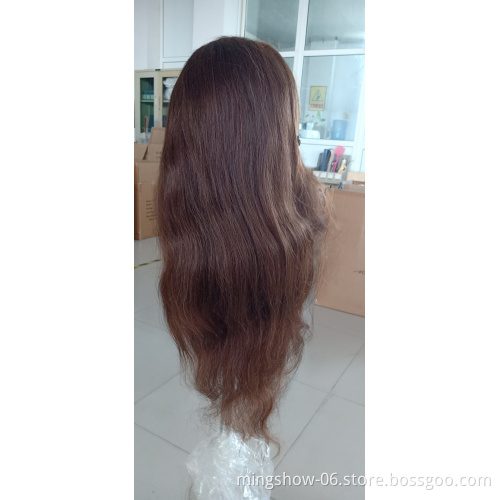 Hairdresser human hair long neck female head manikin mannequin training head realistic